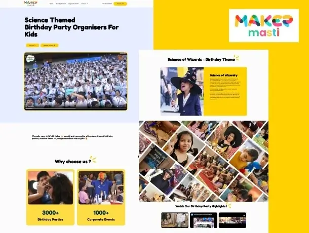 birthday party organisers