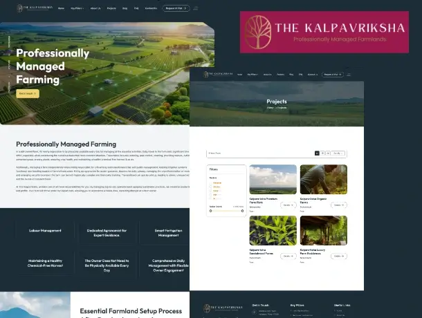 custom real estate website design