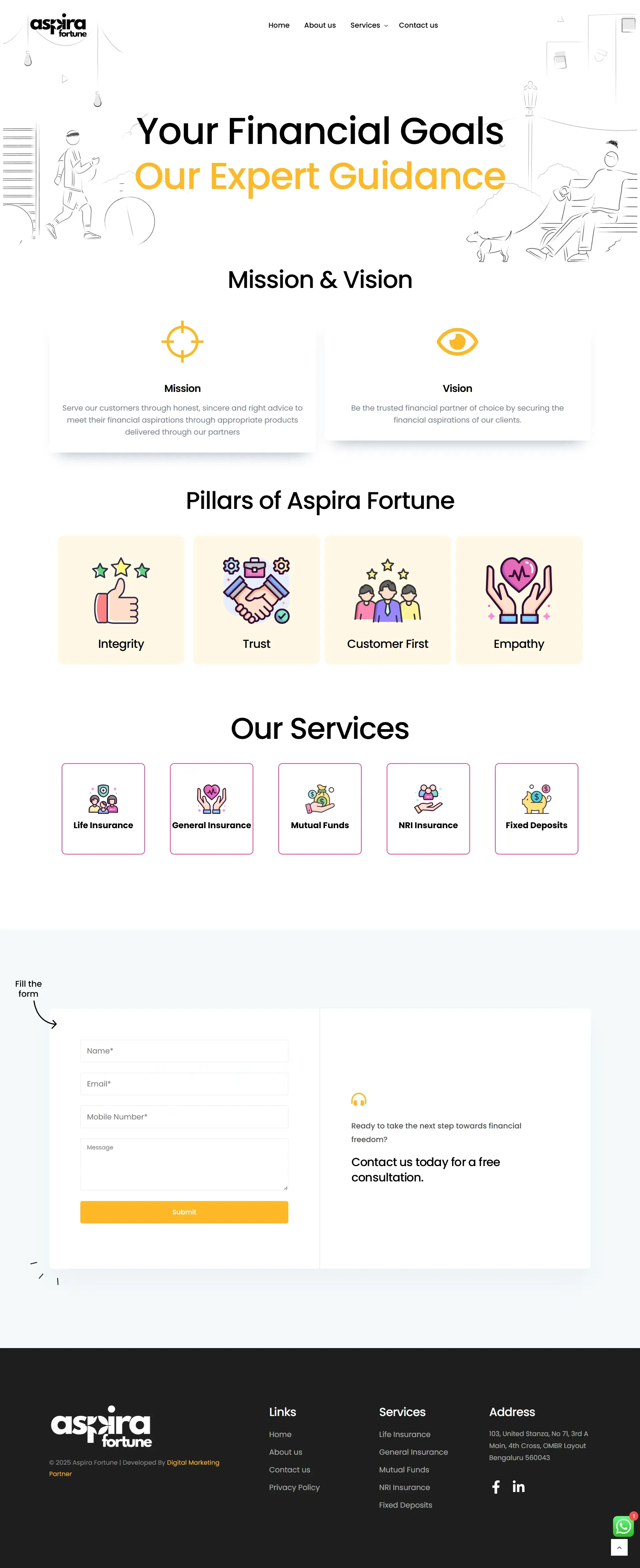 Finance website