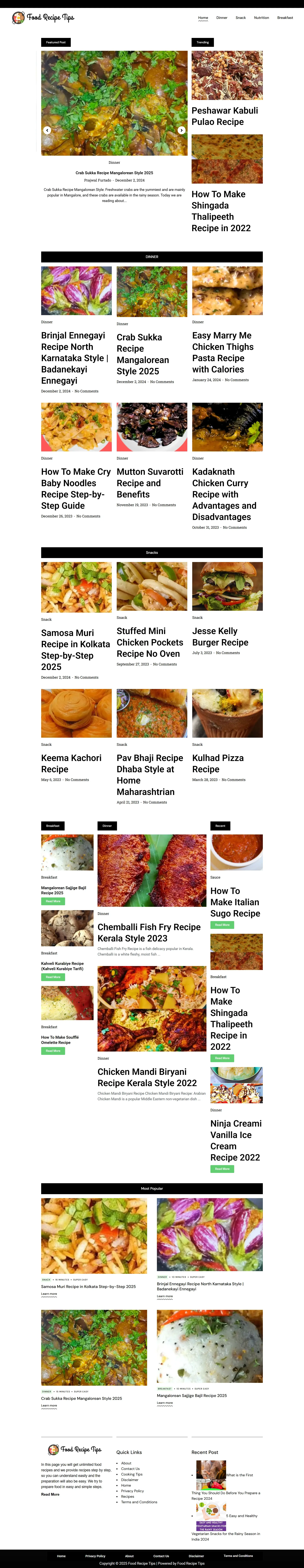 food blogger