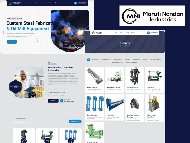 Industrial Machinery Website