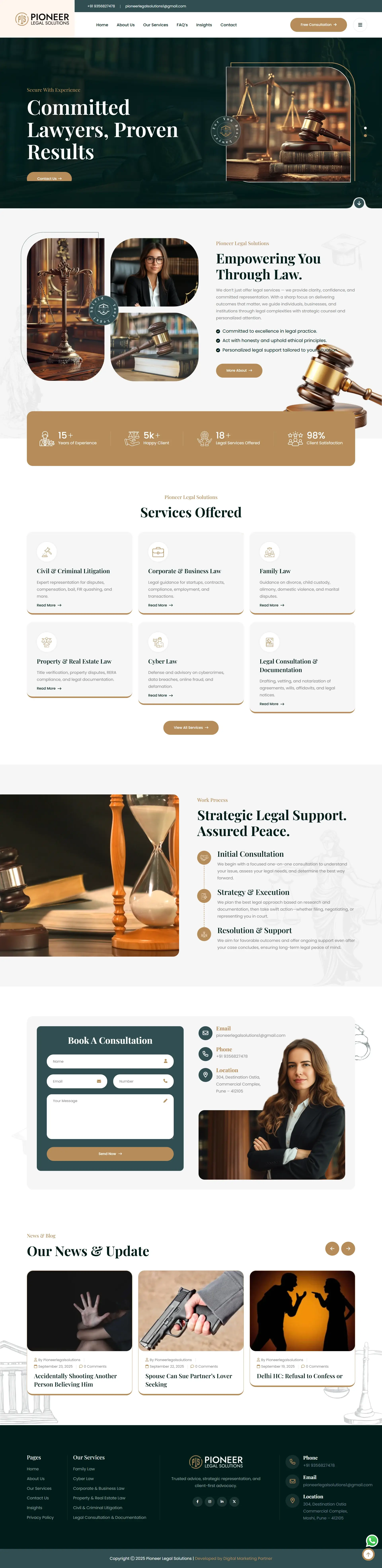 Legal Services Website