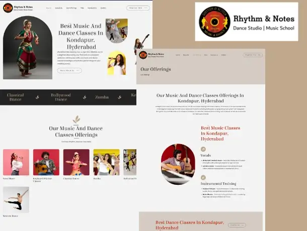 Music & Dance Academy Website