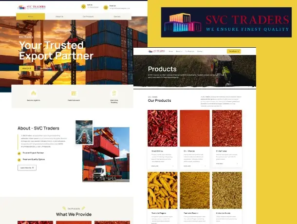 Spice Export Website