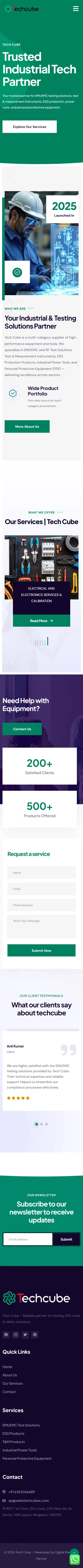 Technical and Compliance Solutions Website Development